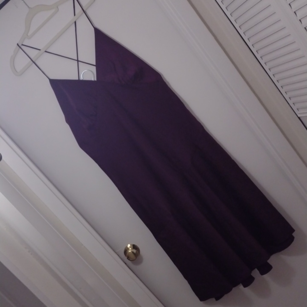 Elegant Purple Women's Dress
